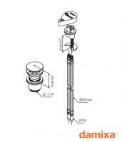 KIT CONECTOR BAÑO X CHANGE DAMIXA ESQUEMA